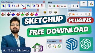 Sketchup plugins free download Sketchup Plugins Install [upl. by Rimidalg659]