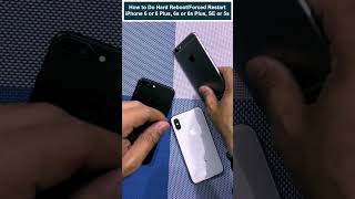 How to Hard RebootForced Restart iPhone 6 6s amp 5s Models [upl. by Aneej]