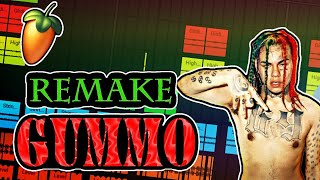 6ix9ine  GUMMO instrumental Remake FL Studio Mobile [upl. by Kasper]