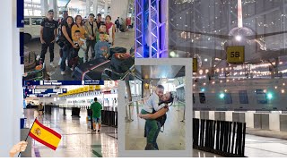 quotRecogiendo a mi familia en el aeropuerto de Madrid 🇪🇸  Transporte en España mi experiencia [upl. by Spillihp]