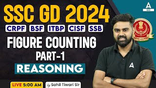 SSC GD 2024  SSC GD Reasoning Class By Sahil Tiwari  SSC GD Reasoning Figure Counting Part 1 [upl. by Anilad617]