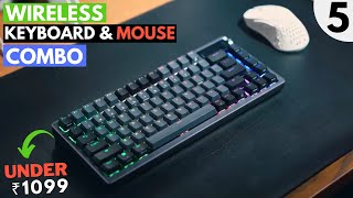 Top 5 Best Wireless Keyboard amp Mouse Under 1500🔥Wireless Keyboard amp Mouse Combo Under 1500 in 2024 [upl. by Hpeosj977]