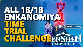 All Enkanomiya Time Trial Challenge Genshin Impact [upl. by Adah]