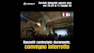 BASSETTI CONTESTATO A TORINO CONVEGNO SOSPESO  Robby Giusti [upl. by Garcon]