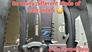 THE SHARPEST EDGE Sharpening SerrationsSerrated Blades [upl. by Etnovahs764]