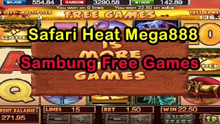 Safari Heat Mega888  30 Free Spin In Satu Game [upl. by Ianej]