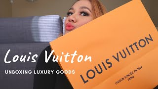 UNBOXING LOUIS VUITTON BRAZZA Wallet in Monogram Eclipse Canvas and GIVEAWAY [upl. by Siol]