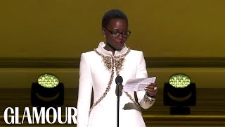 Lupita Nyong’o Shares Her Empowering Advice at the Glamour Women of the Year Awards [upl. by Neelahs]