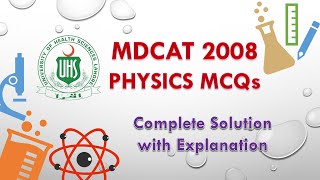 MDCAT 2008 – Physics MCQs [upl. by Inittirb]