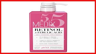 Medix 55 Retinol Body Lotion Moisturizer Face amp Body Cream amp Crepey Skin Care Treatment Anti Aging [upl. by Qiratla]