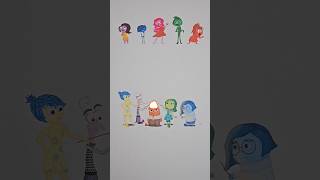 Inside Out Emotions Line Matching Puzzle shorts viral art insideout2 [upl. by Idham]