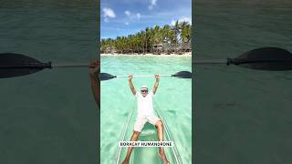 BORACAY ISLAND HUMAN DRONE boracayisland shorts itsmorefuninthephilippines [upl. by Ymar]