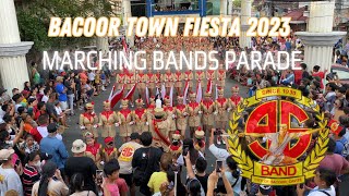 96 Band  Bacoor Town Fiesta 2023 Marching Bands Parade [upl. by Vera77]