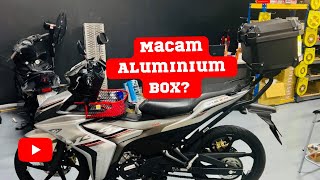 Y16ZR Pasang Monorack amp Top Box ABS Plastic [upl. by Latsryk]