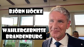 Björn Höcke über Wahlergebnisse AfD Brandenburg 22924 PotsdamMarquardt [upl. by Niatsirhc]