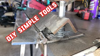 DIY sheet metal bender simple tools [upl. by Lewison]