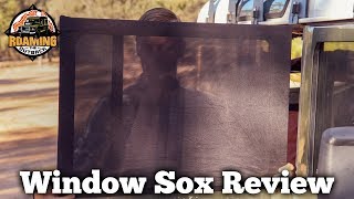 Shevron Window Sox Review  Ventilation amp Insect Protection for Sleeping in Your Car [upl. by Cinimod721]