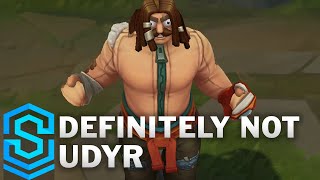 Definitely Not Udyr 2022 Skin Spotlight  PreRelease  League of Legends [upl. by Zinn]