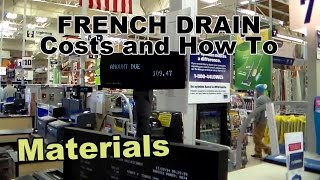 French Drain  Cost and How To  Complete Install [upl. by Clive423]