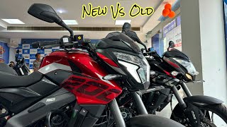 2024 New Pulsar NS 200 Vs OLD Ns 200  Halogen vs LED Headlight  Detailed Comparison [upl. by Sirroned]