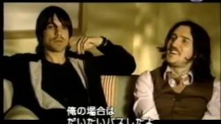 John Frusciante and Anthony Kiedis interview  quotVquot channel 2002 [upl. by Navanod]