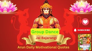 Jai Hanuman Group Dance utube hanuman group dance [upl. by Emmer]