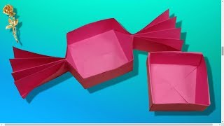 Origami  🎁 Boîte 🍬 « Bonbon » [upl. by Adnanref]