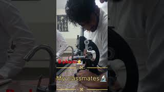 Microscope practical 🔬trending science virelshorts grnoida [upl. by Mcclelland]