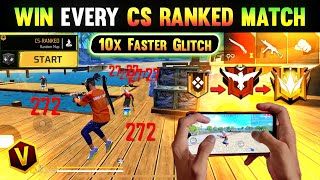 Cs Rank 10x Faster Grandmaster Glitch 100 Working 😱  Cs Rank Pushing Trick  Free Fire Tricks [upl. by Huberman]