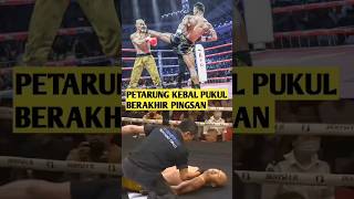 Akibat Terlalu Meremehkan Lawan Petarung Kebal Pukul Ini Berakhir Tertidurboxingshorts [upl. by Arlinda]