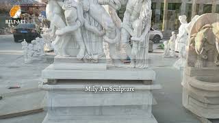 Stunning Marble Sculpture of Laocoon and His Sons Replica from Mily Art Sculpture [upl. by Anali920]