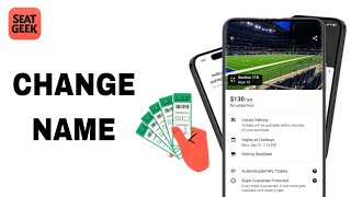 How To Change Name On SeatGeek App [upl. by Ggerc]
