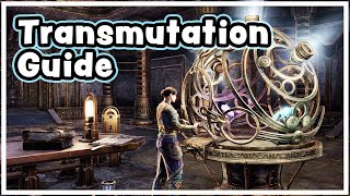 Beginner Guide to Transmutation  ESO  where and how to use the transmute station [upl. by Vickie]