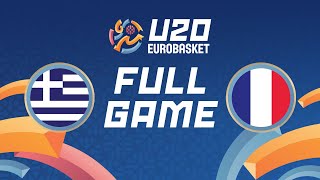 Group Phase  Greece v France  Full Basketball Game  FIBA U20 EuroBasket 2024 [upl. by Donavon]