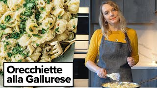 How to Make Orecchiette alla Gallurese from Tortello [upl. by Adine826]