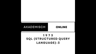 SQL Structured Query Language3 [upl. by Marcellina289]