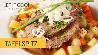 Gekochter Tafelspitz mit Bouillon Kartoffeln [upl. by Idnic]