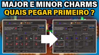 TIBIA  MAJOR CHARMS e MINOR CHARMS QUAIS PEGAR PRIMEIRO e Como Funciona [upl. by Ynar933]