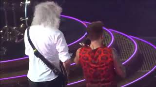 Queen  Adam lambert playful moments on stage [upl. by Warwick]