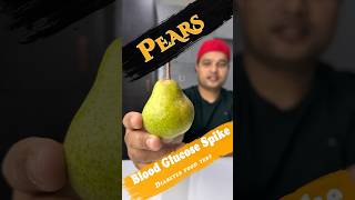 Pears raise blood sugar Can diabetic eat Pears pears glucosetest diabetes [upl. by Schwitzer889]