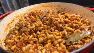 The Best Old School American Beef Goulash Recipe [upl. by Jennilee994]