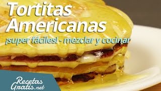 Tortitas americanas en botella  Tortitas fáciles y esponjosas [upl. by Sanger]