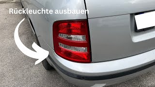 Skoda Fabia 1 Rückleuchte ausbauen  Scheinwerfer wechseln [upl. by Ahsiyn]