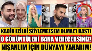 KADİR EZİLDİ SÖYLEMEZSEM OLMAZ STÜDYOSUNU BASTI KAVGA ÇIKTI NİŞANLISI GAMZE TÜRKMEN SEDA SAYAN AŞK [upl. by Rodrick]