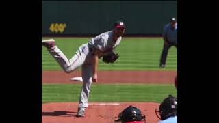 Max Scherzer Pitching Mechanics Home Plate View [upl. by Anirtruc48]