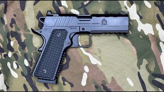 New Springfield Armory 1911 Emissary All Black 45 ACP Gun Review [upl. by Quita]