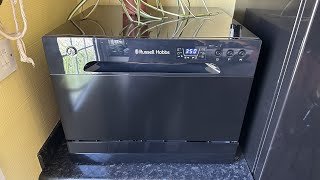 Russell Hobbs Compact Dishwasher  RHTTDW6B [upl. by Dnamra366]