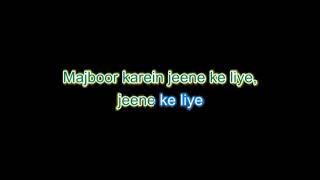 Jeevan Se Bhari Teri Ankhen Safar Kishore Kumar English Lyrics Video Karaoke [upl. by Imac]