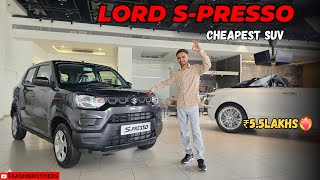 Maruti S Presso 🤑 Cheapest Car in India  S Presso Top Model 2024  Price 549 Lakhs [upl. by Aisatana]