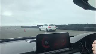 Crail Raceway 14 Mile BMW 330D Stage 1 vs BMW M135i [upl. by Peggi705]